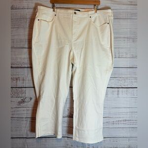 NYDJ White Capri Jeans